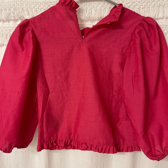 H&M Pink Ruffle Top - Picture 2 of 3
